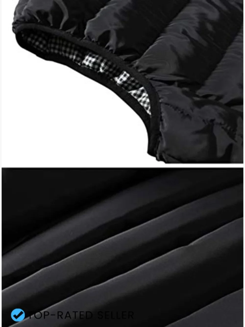 Men's Quilted Padded Vest Sleeveless Lightweight Insulated Windproof Outdoor